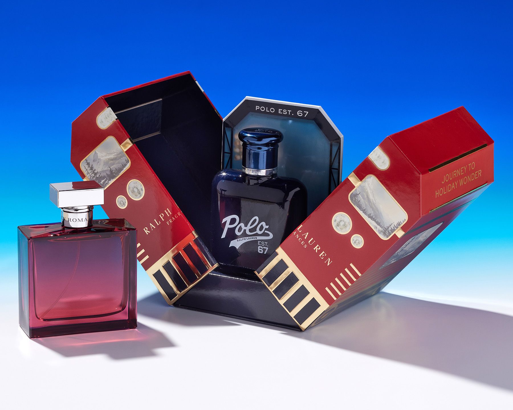 Ralph Lauren custom packaging and influencer PR mailer box designed by Twelve; custom branded packaging box