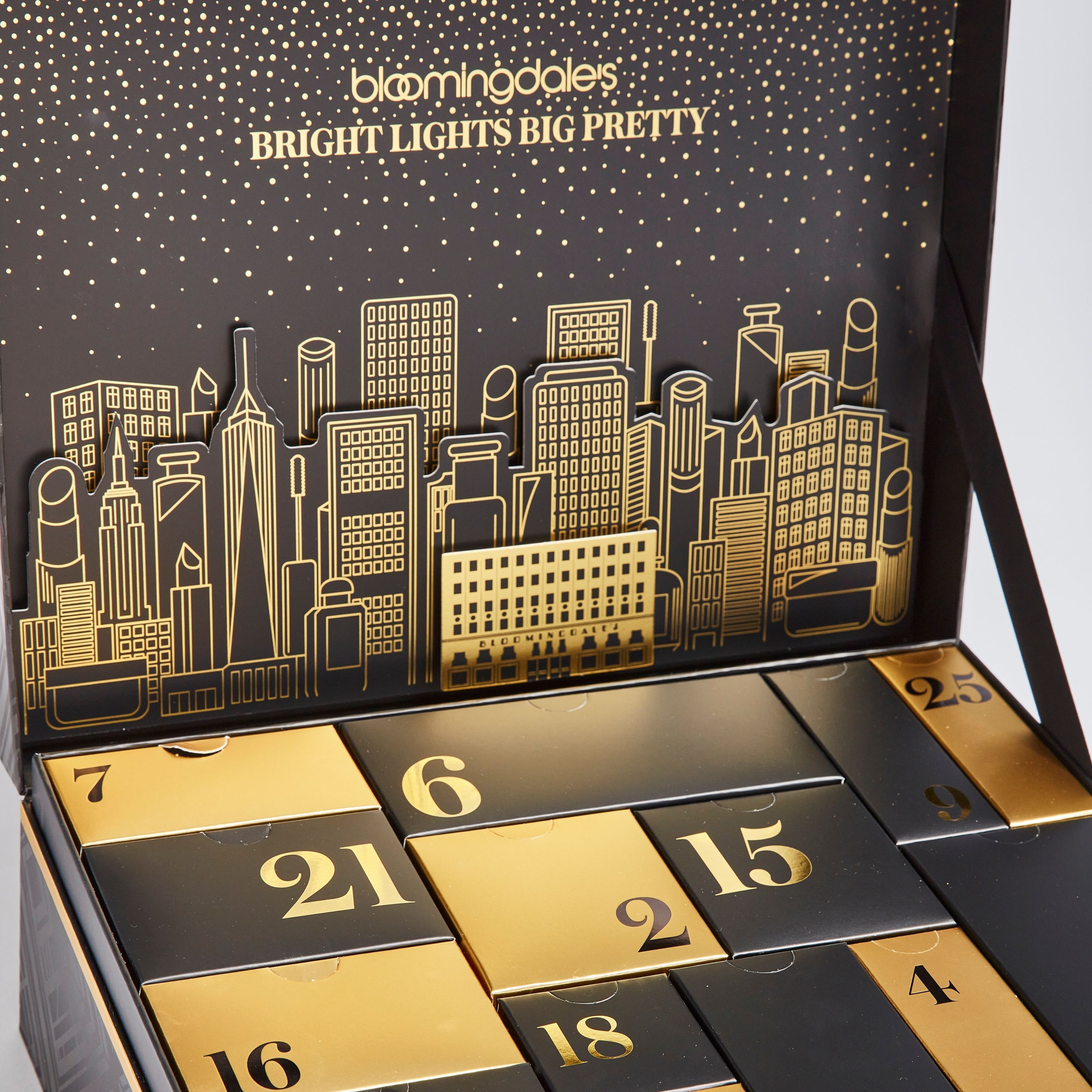 Custom packaging for Bloomingdale's by Twelve; custom branded advent calendar packaging