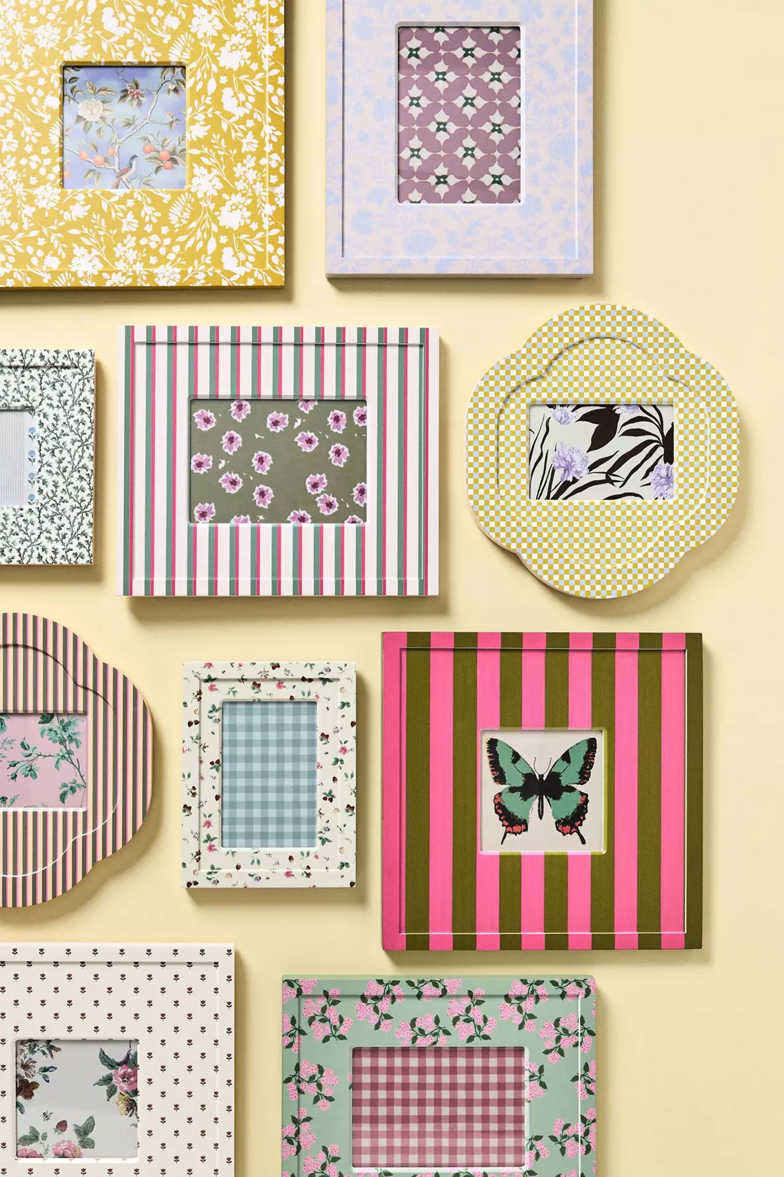 Anthropologie decorative photo frame collection developed for private label retail