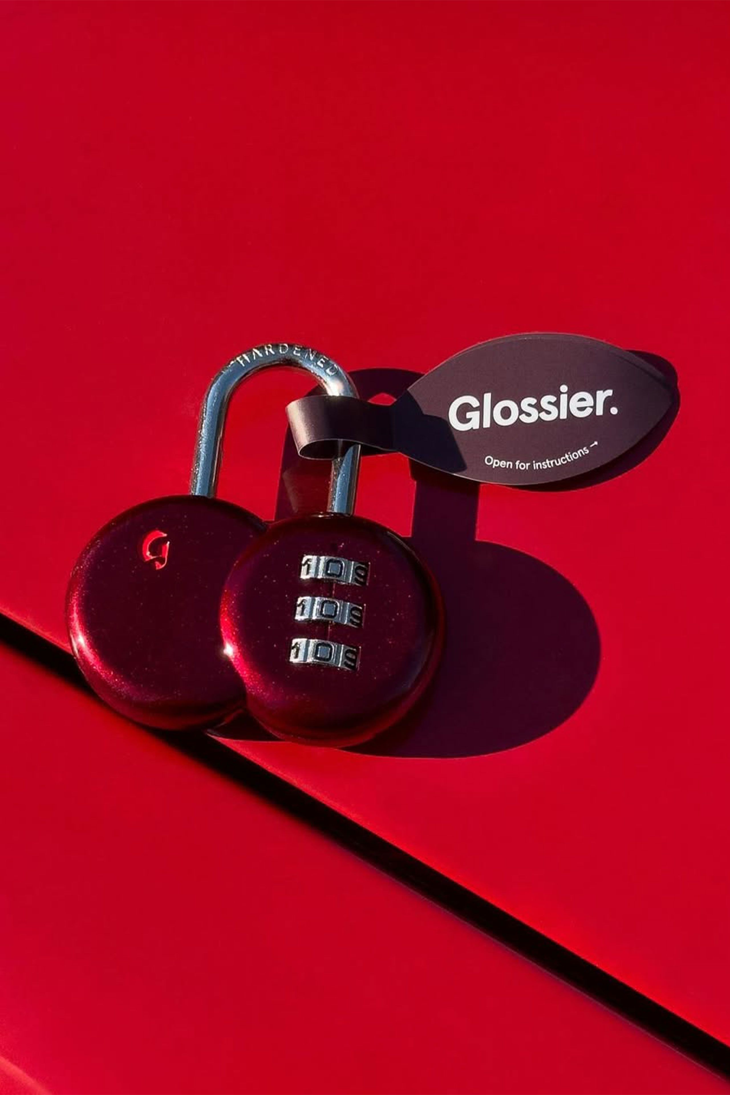 Glossier Cherry Lock custom promotional merchandise and brand accessory